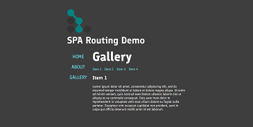 spa-routing Screenshot